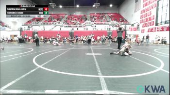 52 lbs Rr Rnd 2 - Griffin Phillips, Murray County Takedown Club vs Hendrix Kane, Rough Riders