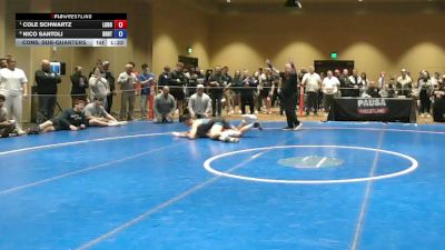 150 lbs Cons. Sub-quarters - Cole Schwartz, Lost Boys vs Nico Santoli, Dragon RTC