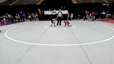 65-70 lbs Rr Rnd 2 - Molly Dotson, John Wayne Corcoran Wrestling Association vs Aubree Evans, Guerrilla Wrestling Academy