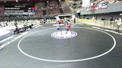 126 lbs 5th Place Match - Jacob Northcutt, Silver Creek WC vs Francisco Hernandez, Bullard High School Wrestling