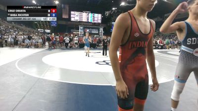 120 lbs Champ. Rd Of 128 - Cruz Orueta, Indiana vs Shea Richter, South Dakota