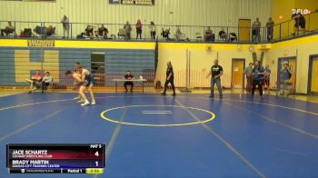 165 lbs 2nd Place Match - Jace Schartz, Cougar Wrestling Club vs Brady Martin, Kansas City Training Center