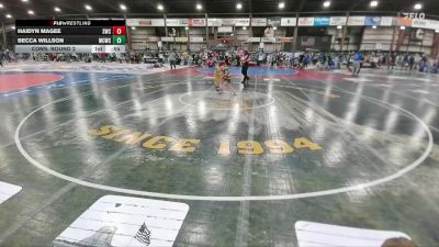 65 lbs Cons. Round 2 - Becca Willson, Miles City Wrestling Club vs Haidyn Magee, Sheridan Wrestling Club