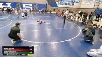 50 lbs Cons. Round 3 - Joseph Martin, Champions Wrestling Club vs Rome Sands, Team Prestige