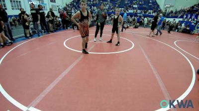 90 lbs Quarterfinal - Jeffrey Parker, Lions Wrestling Academy vs Brantley Hamilton, Cushing