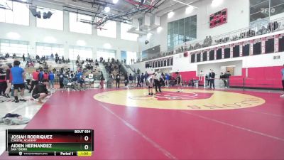 106 lbs Cons. Round 3 - Aiden Hernandez, San Ysidro vs Josiah Rodriquez, Coastal Academy