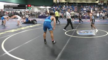 126 lbs Round Of 16 - Miklo Hernandez, MN vs Siraj Sidhu, CA