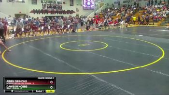 165 lbs Round 1 (16 Team) - Mathew Gibbs, West Laurens vs Jackson Garber, Benedictine Military School