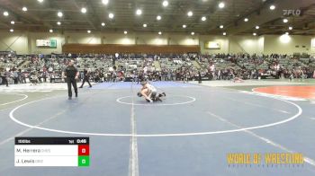 100 lbs Consi Of 8 #1 - Mateo Herrera, Chester vs Jason Lewis, Grizzly Wrestling