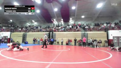 130 lbs Champ. Round 1 - Bobbie Uidl, Munster vs Natalie Vaeth, Southport Wrestling Club