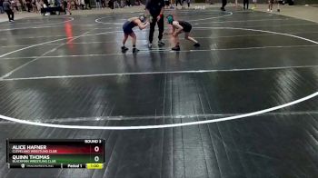 82 lbs Round 3 - Alice Hafner, Cleveland Wrestling Club vs Quinn Thomas, Blackman Wrestling Club