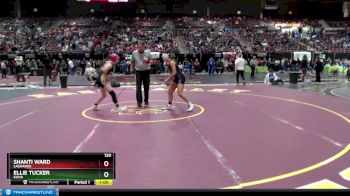 120 lbs Cons. Round 2 - Ellie Tucker, Kuna vs Shanti Ward, LaGrande