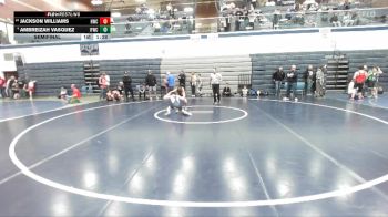 85 lbs Semifinal - Jackson Williams, Hawk Wrestling Club vs Ambreizah Vasquez, Idaho Falls Wrestling Club