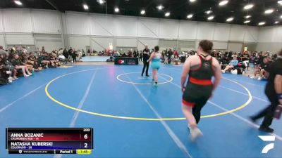 225 lbs Placement Matches (8 Team) - Alysse Phillips, California Red vs Ciara Monger, Colorado