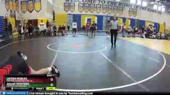 126 lbs Round 2 (8 Team) - Jayden Robles, Westside Wrestling Club vs Julian Montero, Maximum Performance