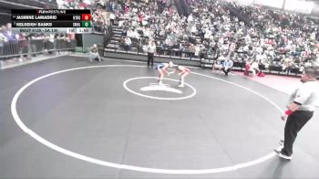 5A 130 lbs Quarterfinal - Kelseigh Banks, Salem Hills vs Jasmine Lamadrid, Northridge