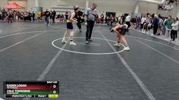 90 lbs Cons. Round 1 - Kaden Logan, MD Maniacs vs Cole Townsend, Manchester
