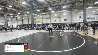 70 lbs Rr Rnd 2 - Addie Ojard, Mat Rats Rebooted vs Austin Nova, Redwood WC