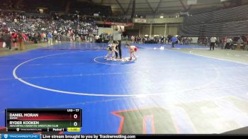 77 lbs 2nd Place Match - Ryder Kooken, Anacortes Hawkeyes Wrestling Club vs Daniel Moran, NWWC