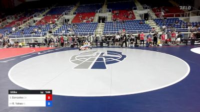 120 lbs Rnd Of 64 - Isaiah Gonzales, CA vs Reid Yakes, FL