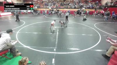 53 lbs Champ. Rd Of 16 - Ace Jones, Brothers Of Steel Wrestling Club vs Cooper Robinson, Declo Stingers