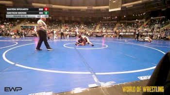 105 lbs Round Of 16 - Daxton Spexarth, Brawlers Wrestling Club KS vs Greyson Brown, Revolution Elite Wrestling