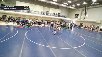 125 lbs Round 4 - Chloe Parker, Carbon Wrestling Club vs Kaelyn Alleman, Sanderson Wrestling Academy