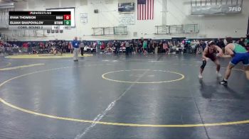 132 lbs Cons. Round 2 - Elijah Shapovalov, Mountain View vs Evan Thomson, Milwaukie / Milwaukie Acad. Of The Arts