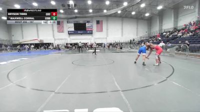197 lbs Quarterfinal - Bryson Tibbs, Cortland vs Maxwell Corral, Merchant Marine