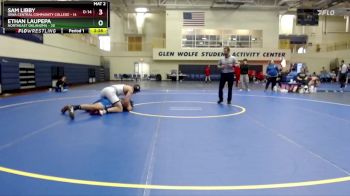 184 lbs Finals (8 Team) - Ethan Laupepa, Northeast Oklahoma vs Sam Libby, Iowa Central Community College