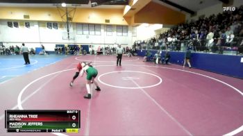 126 lbs Round 1 - Rheanna Tree, Red Mesa vs Madison Jeffers, Flagstaff