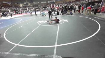 54 lbs Quarterfinal - River Robison, Black Fox Wrestling Academy vs Joaquin Vasquez, Duran Elite