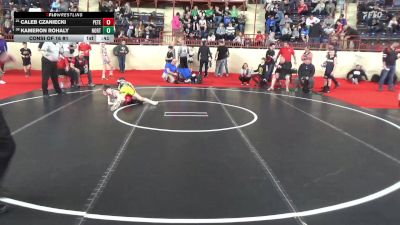 90_B lbs Consi Of 16 #1 - Caleb Czaniecki, Peters Twp vs Kameron Rohaly, North Hills