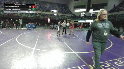 190 lbs Round Of 16 - Hassim Gibeck, Boiling Springs vs Aiden President, Berkeley