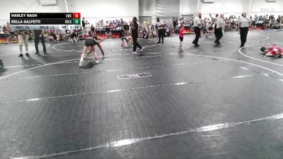 92 lbs Round 2 (4 Team) - Harley Nash, Storm Wrestling Center vs Bella Galfetti, R&R Ladies Black