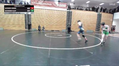 144 lbs Consi Of 16 #2 - Jaxson Jones, North Forsyth Takedown Club vs Jackson Clay, North Atlanta High School Wrestling