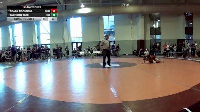 140 lbs Cons. Round 3 - Caleb Sandidge, Cave Spring Middle School vs Jackson Tate, Virginia Team Predators