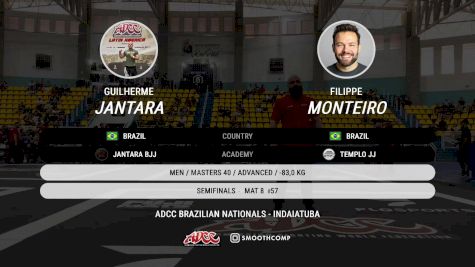 Filippe Monteiro vs GUILHERME JANTARA 2025 ADCC Brazilian Nationals