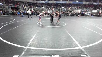 92 lbs Round Of 32 - Abram Griekspoor, Maize WC vs Mason Maggard, Claremore WC