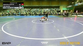 54 lbs Semifinal - Makayela Sawyer, Mat Demon Wrestling Club vs Irie Deleon, Pacific Edge Wrestling