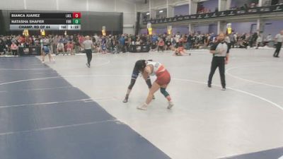 115 lbs Champ. Rd Of 64 - Bianca Juarez, Lawrence Elite vs Natasha Shafer, Firecrackers