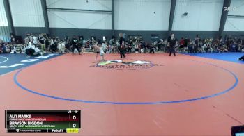 49 lbs Quarterfinal - Ali`i Marks, FordDynastyWrestlingClub vs Brayson Higdon, South West Washington Wrestling Club