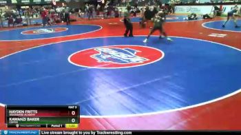 5 lbs Quarterfinal - Hayden Fritts, Woodward Academy vs Kawanzi Baker, Coffee