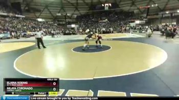 Champ. Round 2 - Nilaya Coronado, Connell (Girls) vs Elaina Koenig, W. F. West (Girls)