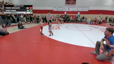 36-39 lbs Round 4 - Pedro Rodriguez, Greeley Metro WC vs Avery Wicke, Eaton Reds WC
