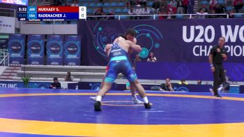 97 kg Qualif. - Shakhman Nukhaev, Individual Neutral Athletes vs Justin Lee RADEMACHER, United States