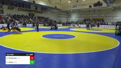 141 lbs Consi Of 32 #2 - Anthony Sifuentes, Toppenish (WA) vs Evan Velez, Brawley