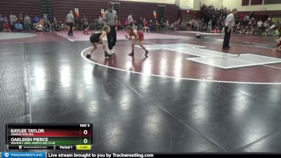 PW-4 lbs Round 3 - Oakleigh Pierce, Waverly Area Wrestling Club vs Kaylee Taylor, Marion Wolves