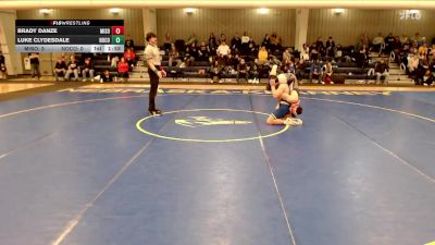 150 lbs Round 2 (16 Team) - Brady Danze, Millard South vs Luke Clydesdale, Norton Community