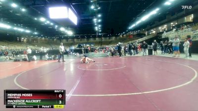 120 lbs Cons. Round 4 - Memphis Moses, Middleburg vs Mackenzie Allcroft, Ft Pierce Central